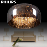 飞利浦LED吸顶灯 简约现代时尚圆形水晶灯客厅卧室灯具灯饰 典漾
