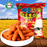 韩国进口韩美禾 辣炒年糕条110g*4袋 炒打糕条饼干膨化零食品特产