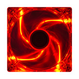 林技机箱风扇 12cm静音散热风扇红/彩光LED风扇 台式机电脑风扇