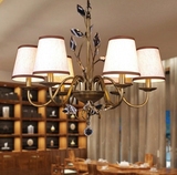 欧式美式简约现代古典铁艺水晶吊灯 客厅餐厅卧室 K9水晶吊灯包邮