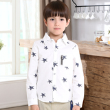 2015秋季韩版童装衬衣 男童小中童长袖衬衫 儿童宝宝男孩上衣新品