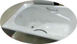 1.6米嵌入式铸铁浴缸（可带双扶手）75公分宽 陶瓷釉面 厂家直销