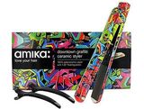 海外代购 电夹板家用发廊 阿米卡专柜正品Amika Cheetah 涂鸦