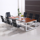 2米2.4米板式会议桌 简约长桌培训桌 小型办公会议桌G4D