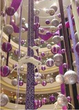 水晶球空心球玻璃球工程KTV商场中庭美陈4S店装潢装饰吊饰圣诞球