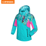 camkids小骆驼童装 儿童运动防风衣女童防紫外线透气风衣亲子装