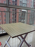 折叠桌便携式可折叠户烧烤摊桌子宜家正方形餐桌小户型非实木饭桌