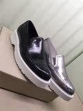 正品代购 Prada/普拉达2015新款女鞋低帮鞋 低帮套脚镂空平底皮鞋