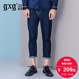 特惠 gxg.jeans 男装新款男修身直筒牛仔裤小直脚长裤51605010