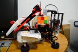 lego乐高家庭版玩具版EV3机器人31313 解魔方还原 图纸程序搭建图