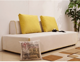 旅居阁双三人小户型懒人布艺沙发床单人折叠皮沙发床现代简易沙发