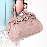 恋姿粉色包包2015新款时尚女包女士手提包手拎包手袋中号通勤包潮