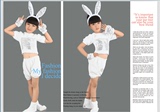 小兔子儿童动物卡通演出服饰舞台表演衣服装幼儿园儿童万圣节