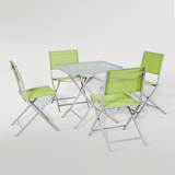 特斯林折叠餐桌椅户外休闲室外花园阳台庭院奶茶店桌椅家具套件