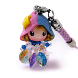 水晶娃娃 超Q小魔女手机链 施华洛世奇水晶串珠系列挂件可爱礼物