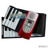 诺艾61键专业版手卷钢琴 电子琴 立体手感键盘送乐谱架和耳机