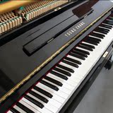 二手钢琴fu55英昌u3 原装进口低价 韩国白色立式实木初学者练习琴