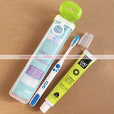 韩国正品CLIO软牙具套装卫浴室软毛牙刷牙膏收纳盒牙筒旅行便携装