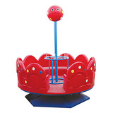 玉河正品大型玩具转椅 幼儿园室外玩具转椅 小兔十人转椅