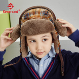 kenmont儿童帽子冬天男童雷锋帽加绒保暖韩国小孩飞行帽护耳棉帽