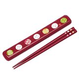日本直邮  斯凯达SKATER 便当盒配套筷子 天然木 安全无毒树脂漆