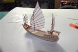中国福船 木质初级外观模型 快艇模型 舰船模型拼装套材