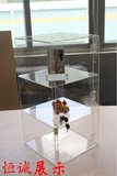 亚克力展示柜全透明玩具模型台有机玻璃饰品精品展柜陈列柜