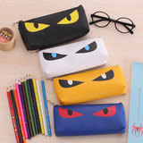 韩国创意文具盒喵星人笔袋学生女大容量简约可爱帆布铅笔袋文具