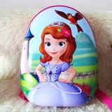 索菲亚公主儿童蛋壳书包幼儿园女芭比娃娃小孩宝宝3-6岁生日礼物
