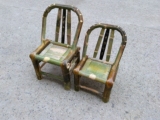 竹椅子 靠背椅 小 竹子凳子 儿童 竹制品家具 家用 成人 椅子竹编