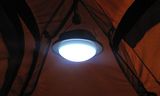 包邮户外露营飞盘灯圆形帐篷灯可挂式营地灯可充电式野营灯柔光罩