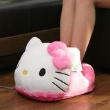 韩国进口hello kitty暖宝宝 充电型暖水袋 暖脚 可爱立体猫头柔软