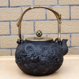 日本纯手工铸铁铁壶南部铁器日本铸铁壶老铁壶生铁壶煮茶铁壶热卖