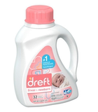 美国代购 Dreft 2倍浓缩 婴幼儿洗衣液 1段 1.47L 温和不刺激