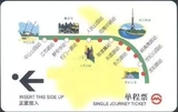 上海地铁卡：单程票《二号线线路图》