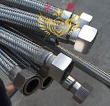 304不锈钢蒸汽波纹管工业 4分6分1寸 高温高压编织网金属软管