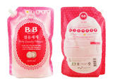 韩国保宁B&BB儿童 宝宝 婴儿洗衣液1300ml 袋装抗菌香草型