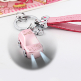 汽车钥匙扣 女 韩国 可爱创意礼品 LED带灯 凯蒂猫钥匙扣 钥匙链
