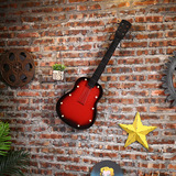 创意家居LED灯吉他壁饰酒吧KTV墙面软装饰品挂件店铺个性墙饰壁挂