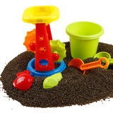 儿童沙滩池玩具沙漏宝宝铲沙子玩沙工具枕芯游乐场野生决明子套装