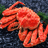 智利进口海鲜超大冻熟帝王蟹2.0-2.4斤冰鲜鲜活帝王螃蟹 顺丰包邮