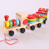 幼得乐儿童木质立体拼图形状认知幼儿童益智力列宝玩具0-1-2-3岁