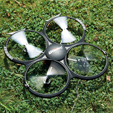 优迪四轴飞行器无人机大型遥控飞机模型充电耐摔四旋翼飞碟玩具