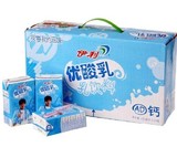 伊利牛奶 伊利优酸乳 AD钙 24*250ml/盒