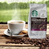 美国直邮原装进口星巴克Starbucks 黑浓咖啡粉纯香烘焙340g包邮