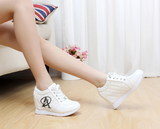 2014春夏季新款韩版潮鞋 隐形内增高女鞋8cm 休闲运动鞋女单鞋子