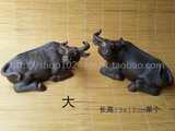 牛摆件 陶土纯手工民间艺术特色工艺品动物雕塑十二生肖卧牛摆设