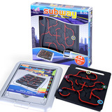 小乖蛋地下铁任务迷宫游戏 64种挑战 儿童益智桌面玩具 多种难度