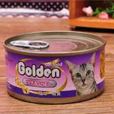 golden金赏猫罐头 金枪鱼+鳀鱼味170g 宠物零食蓝猫加菲英短折耳