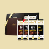 瑞士莲进口特醇排块50%70%85%黑巧克力4片组合装 包邮 特惠小零食